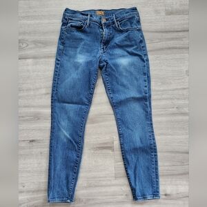 MOTHER The Looker Ankle Jeans ' River Rule' Size 27